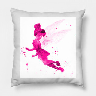 Tinker Bell Pink Pillow