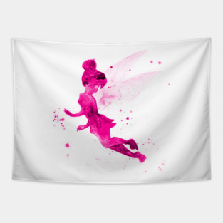 Tinker Bell Pink Tapestry