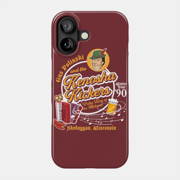 Gus Polinski and the Kenosha Kickers Phone Case by Alema Art
