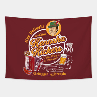 Gus Polinski and the Kenosha Kickers Tapestry