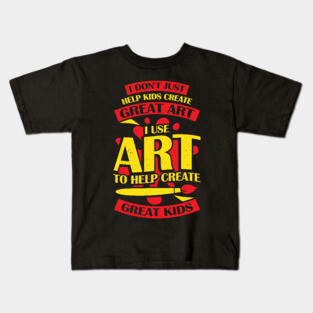 Art Teacher Job Profession Gift Kids T-Shirt