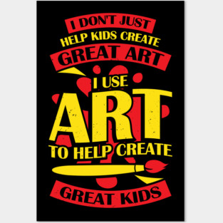 Art Teacher Job Profession Gift Posters and Art