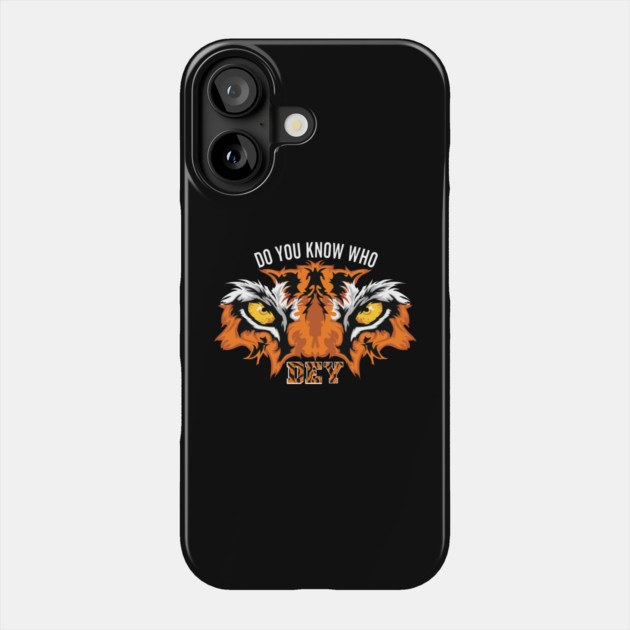 Who Dey Bengals Football Phone Case by DrollDrifter