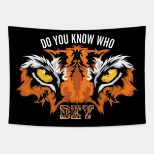 Who Dey Bengals Football Tapestry