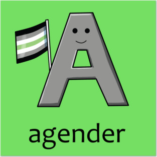 Agender Posters and Art