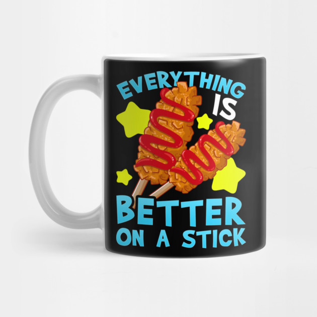 Korean Corn Dog Everything is Better on a Stick by belownormal