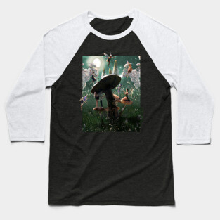 Fairy Mushroom Baseball T-Shirt
