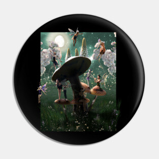 Fairy Mushroom Pin