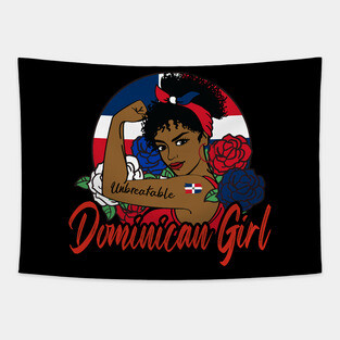 Dominican Girl Tapestry