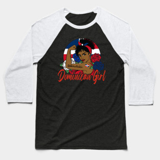 Dominican Girl Baseball T-Shirt