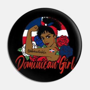 Dominican Girl Pin