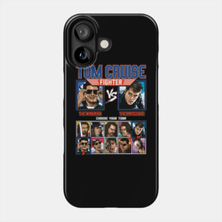 Tom Cruise Fighter - Topgun vs Mission Impossible Phone Case