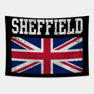 Sheffield United Kingdom Flag Tapestry