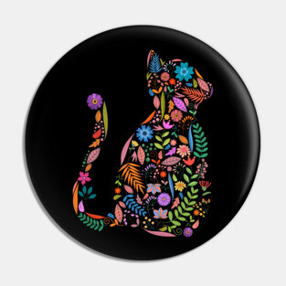 Fancy And Fine Flowered Cat Garden Design Pin