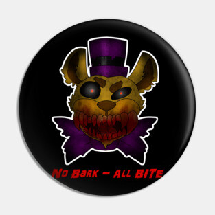 Fred Bear- No bark All bite Pin