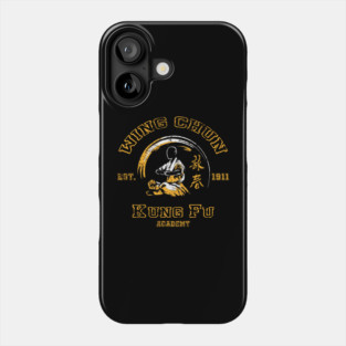 Wing Chun Academy Kung Fu Martial Arts Vintage Design Phone Case