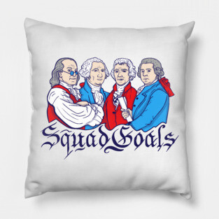 Fourth of July Squad Goals Pillow