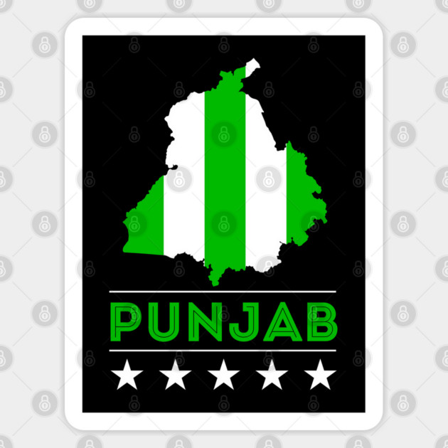PUNJABLAND - THE LAND OF FIVE RIVERS Sticker by PUNJABISTYL