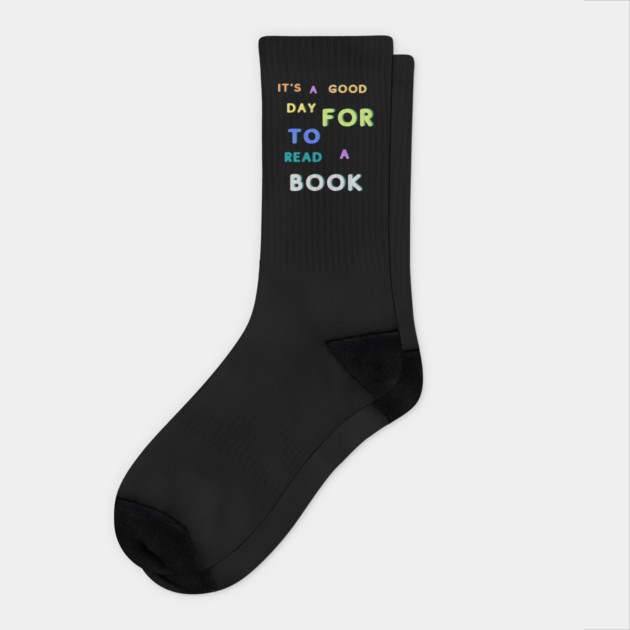 It's a good day for to read a book Socks by BEZZAIM