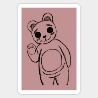 CUTE KUMA Sticker