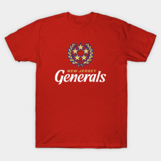 New Jersey Generals 2022 Retro Football Throwback T-Shirt
