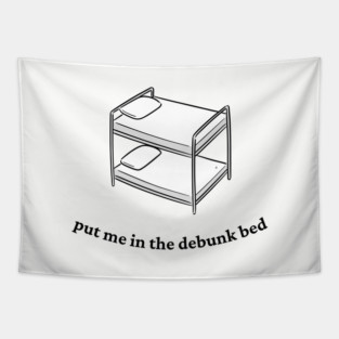 Debunk Bed Tapestry
