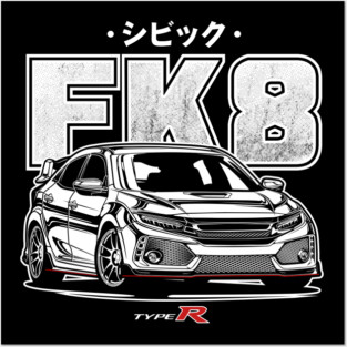 Civic Type R FK8 Posters and Art