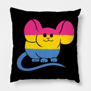 Pansexual Pride Mouse Pillow