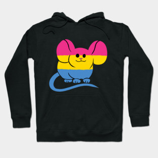 Pansexual Pride Mouse Hoodie