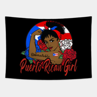 Puerto Rican Girl Tapestry