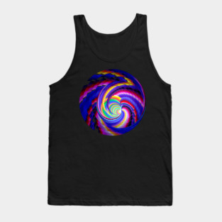 Magic spiral. Tank Top