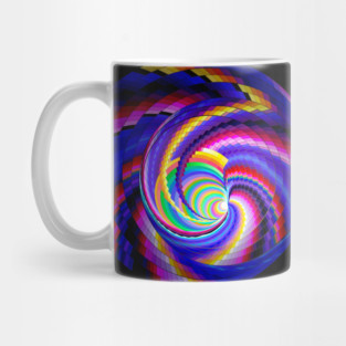 Magic spiral. Mug