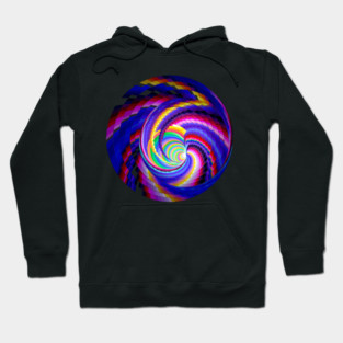 Magic spiral. Hoodie