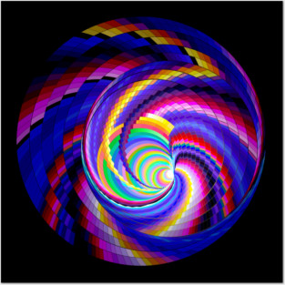 Magic spiral. Posters and Art