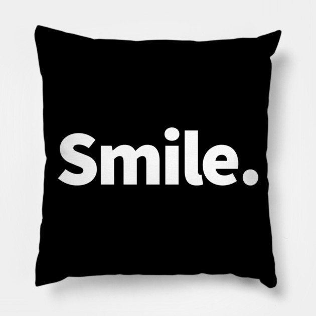 Smile Pillow by alblais