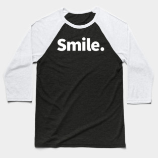 Smile Baseball T-Shirt