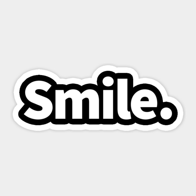 Smile Sticker by alblais