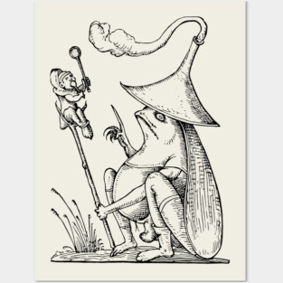 Grotesque #3 The Drolatic Dreams of Pantagruel (1565) Posters and Art