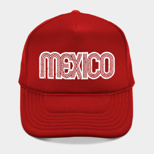 Mexico Retro logo - grunge Hat