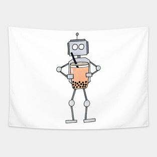 Boba Bot Tapestry