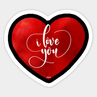 I love you heart t-shirt Magnet