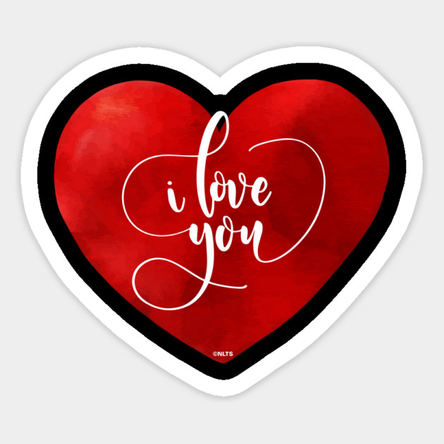 I love you heart t-shirt Magnet by creative