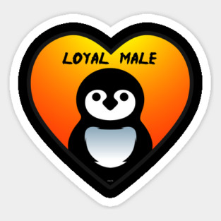 Loyal Male Penguin Valentine Love Funny Humor Magnet