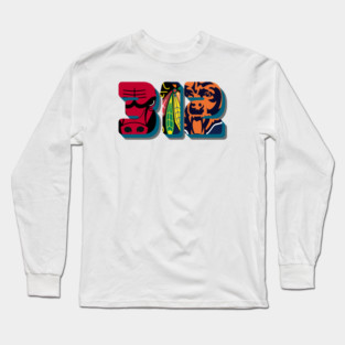 312 Area Code Chicago City Sports Long Sleeve T-Shirt