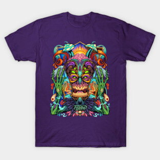 Psychedelic Tiki Creature T-Shirt