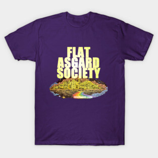 Flat Asgard Society T-Shirt