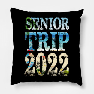 Senior Trip 2022 Retro Pillow