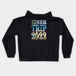Senior Trip 2022 Retro Kids Hoodie