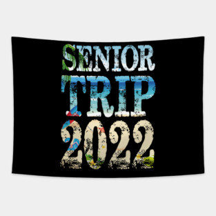 Senior Trip 2022 Retro Tapestry
