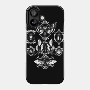 Gothic Framed Insects Phone Case